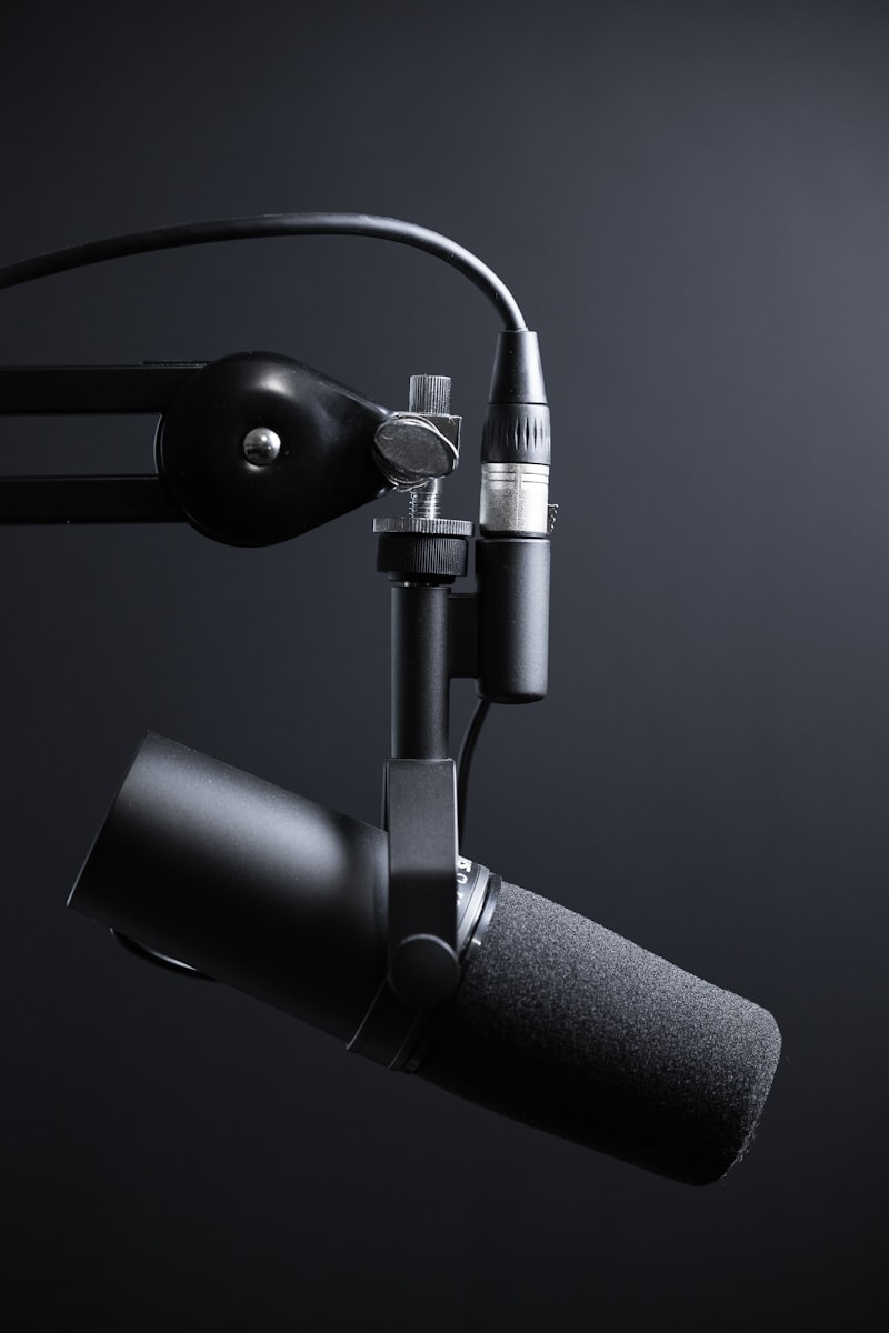 Studio di registrazione per podcast video